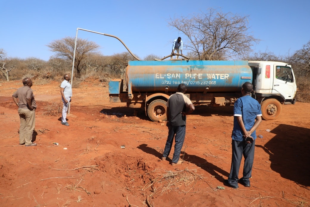 Seven Water Bowsers Deployed Across Mandera West to Support Households, Livestock